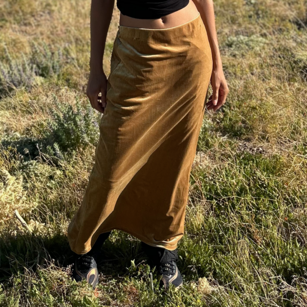 Golden Silk Skirt - Image 9